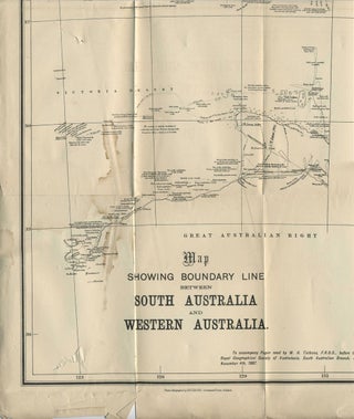The Nullabor Plains and the West Boundary of the Province. Pamphlet.