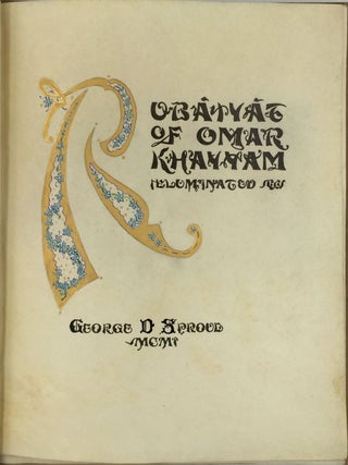 Item #22314 Saint Dunstan Edition / Rubaiyat of Omar Khayyam / Edward FitzGerald Version ......