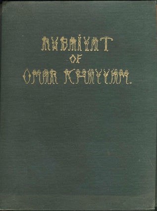 Item #22328 The Rubaiyat of Omar Khayyam, M. K. Sett edition. Rubaiyat, Edward FitzGerald, Omar...