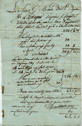 Item #22339 French Merchants and Slave Owners in Opelousas, Louisiana: 1790 Dejean & Lastrapes...