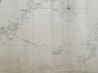 Sketch of Part of the East Coast of China and Western Part of Formosa with the Track of the Schooner Dhaulle in May & June 1827 by Geo. Blaxland.