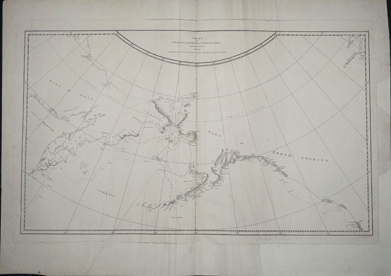 Item #22397 Chart of the NW Coast of America and NE Coast of Asia. James Cook.