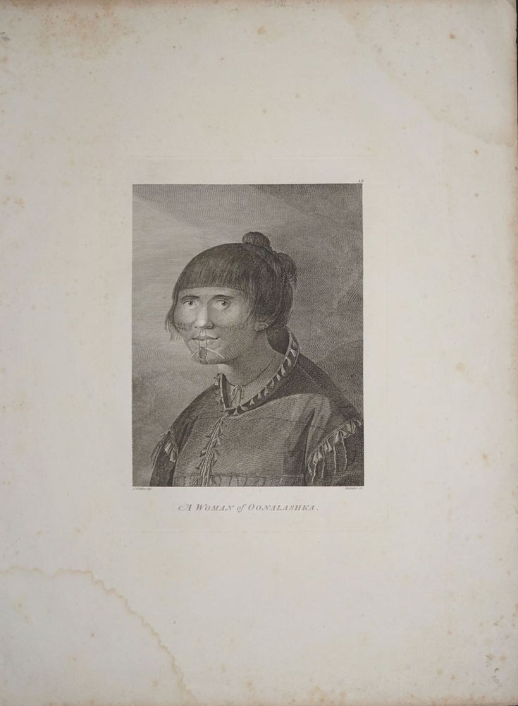 Item #22402 A Woman of Oonalashka. John Webber, James Cook.