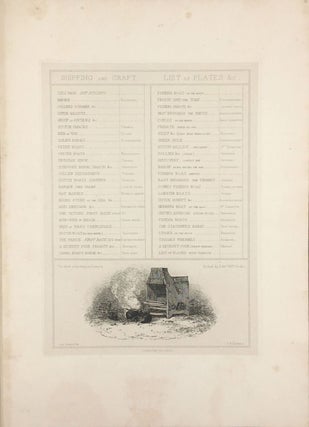 "Fifty Plates of Shipping and Craft Drawn and Etched by E.W. Cooke" [bound with] 12 additional proof plates of Brighton [with] 55 loose plates from the standard 1831 edition.
