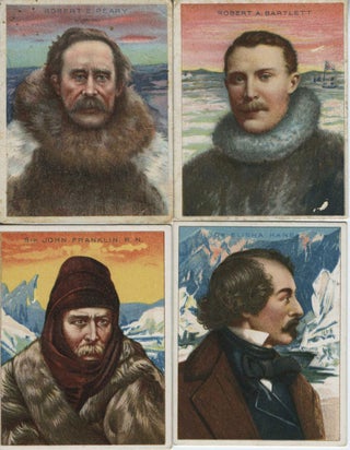 Item #22517 Four Arctic Explorers from the"World's Greatest Explorers" Series advertising Hassan...