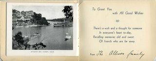 Greetings. (Photographic viewbook of Sydney).