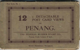 Item #22536 12 Detachable Post Card Views of Penang. Booklet. Federal Rubber Stamp Co