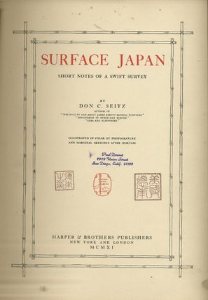 Surface Japan. Short Notes Of A Swift Survey.