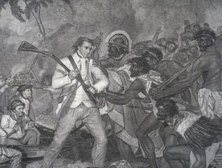 The Death of Captain James Cook by the Indians of O,why,ee, one of the Sandwich Islands.