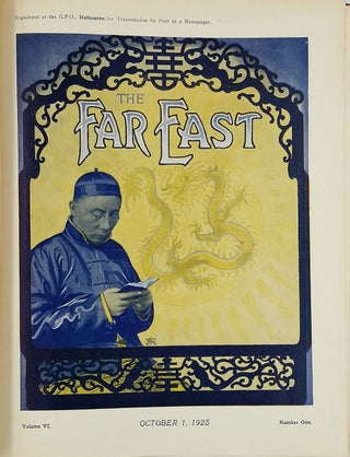 Item #22697 The Far East, A Periodical Devoted to the Conversion of China. Vol 6. Oct 1925 -...