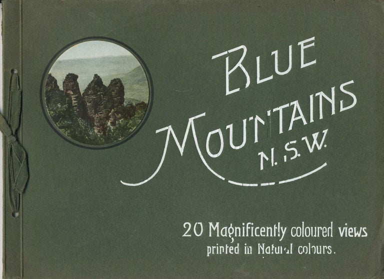 Item #22724 Blue Mountains N.S.W. 20 Magnificently coloured views printed in Natural colours. Samuel Wood.