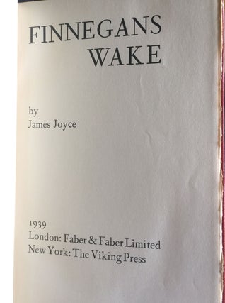 Finnegans Wake.