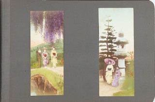 Photograph album of ephemera from the Japan-British Exhibition of 1910 & an English family's visit to Japan.