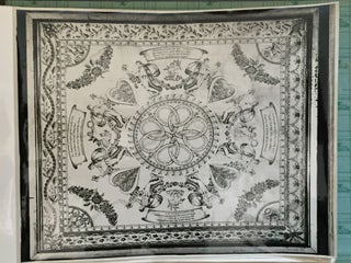 An incomparable collection of photographs of American Historical & Political Handkerchiefs.