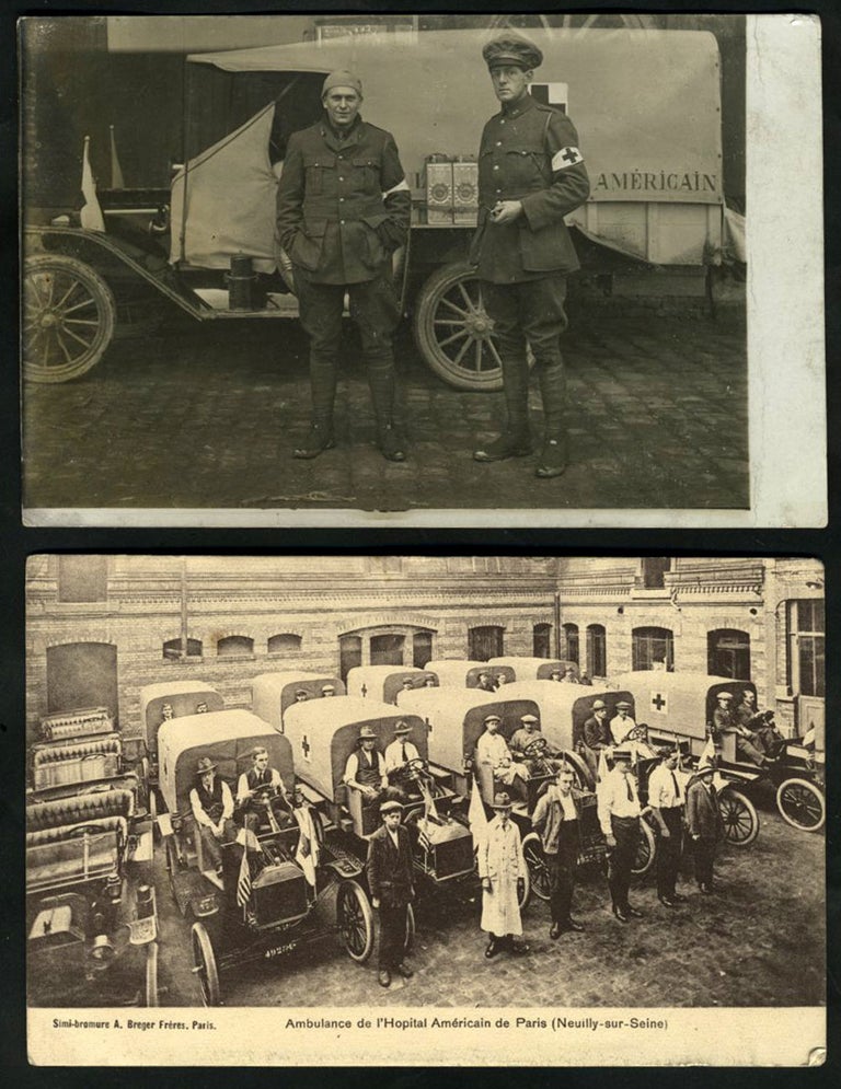 Item #22834 WWI Volunteer Ambulance Driver for the American Ambulance Hospital in Paris. Edward Shattuck.
