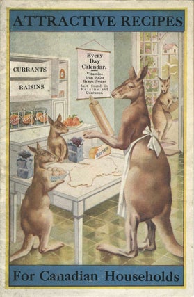 Item #23250 Kangaroo illustrated recipe booklet including Anzac tea cakes: "Attractive Recipes...
