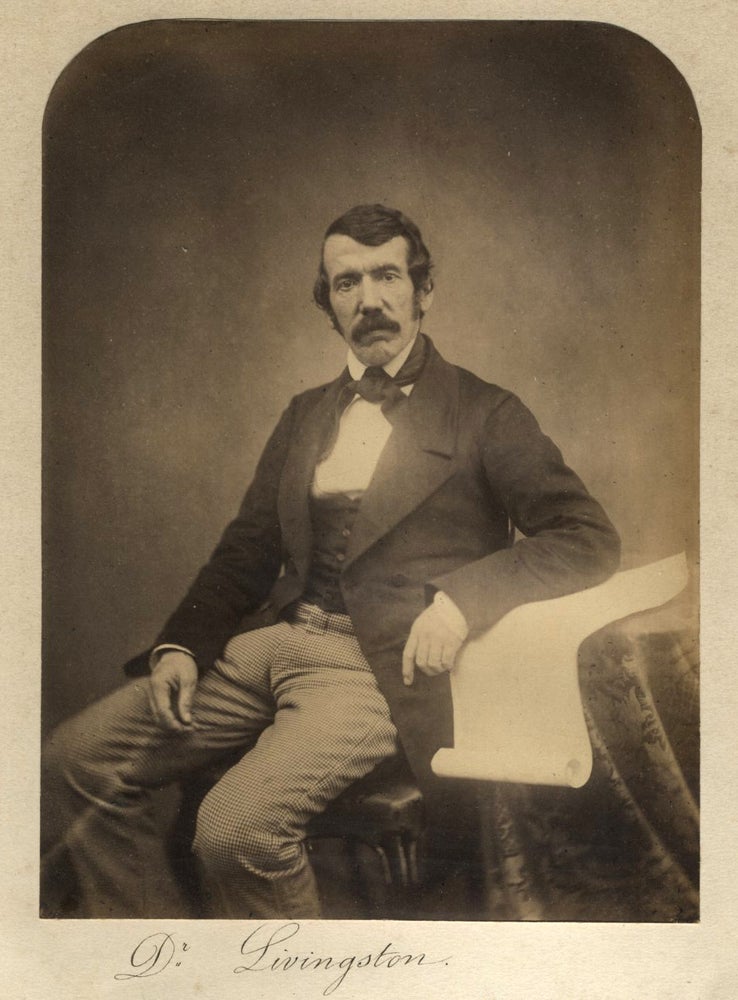 Item #23258 Dr. David Livingstone, portrait photograph. David Livingston.