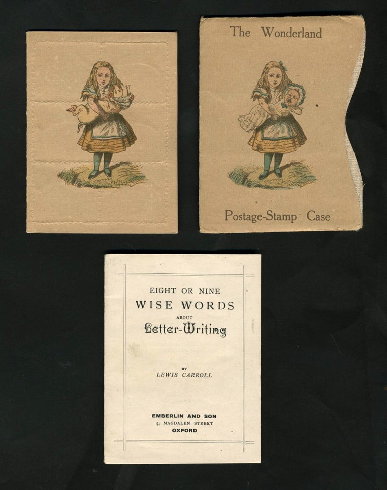Item #23269 Eight or Nine Wise Words About Letter-Writing [with] Stamp Case, and Slipcase. Lewis Carroll.