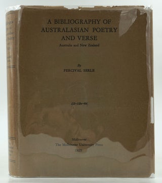 A Bibliography of Australasian Poetry and Verse. Australia and New Zealand.