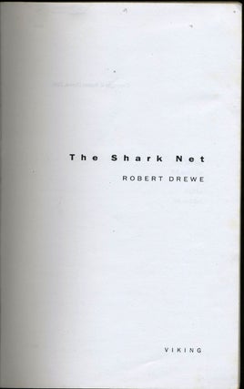 The Shark Net. Uncorrected Proof.