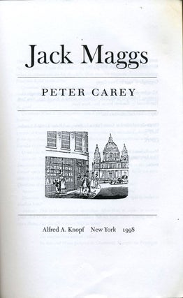 Jack Maggs. Uncorrected Proof.