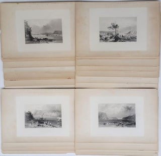 Item #23345 A collection of Artist's Proof Plates of images from "American Scenery" W. H....