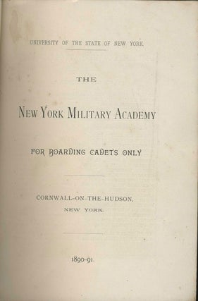 First Catalog of the high school of Donald J. Trump, the New York Military Academy.