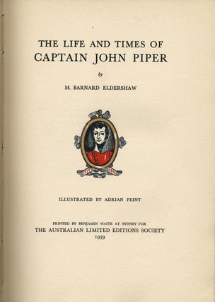 The Life and Times of Captain John Piper.