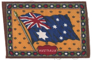 Item #23460 Flannel Tobacco Premium with Australian Flag. Tobacco, Australia
