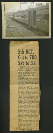 5th Regimental Combat Team Korea, photograph album.