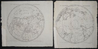 Item #23480 The Northern Hemisphere / The Southern Hemisphere, with Cook's 2nd & 3rd Voyages...