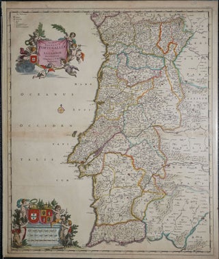 Item #23484 Novissima Regnorum Portugalliae Et Algarbiae Descriptio. F. de Wit