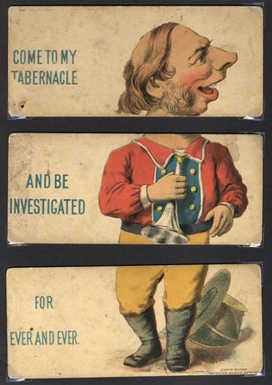 Item #23508 "Come to My Tabernacle and be Investigated For Ever and Ever". Caricature. Thomas De...