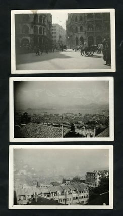 Item #23541 Hong Kong, 1919. 3 Snap Shot Photographs. Hong Kong, Photography