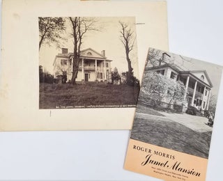Portrait of 'Madam Jumel' [with] Albumen photograph the Morris - Jumel Mansion.