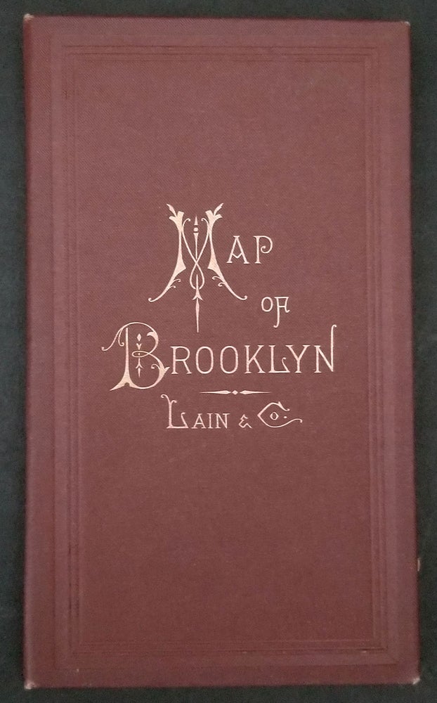 Item #23579 New Map of Brooklyn and Vicinity. NY Brooklyn, Lain, Co, Gaylord Watson.