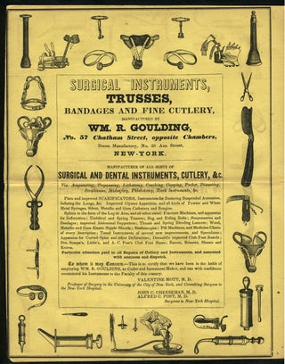 Item #23612 Surgical Instruments, Trusses, Bandages and Fine Cutlery, Manufactured by Wm. R...