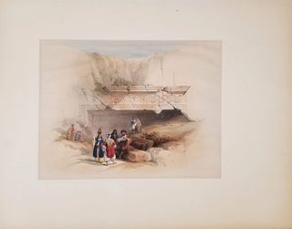 Item #23645 Entrance to the Tombs of the Kings, Jerusalem. David Roberts, Louis Haghe