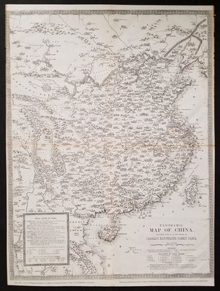 Item #23655 Panoramic Map of China. China, Map