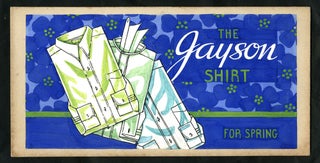 Item #23674 The Jayson Shirt For Spring. Original art work. Fashion Illustration