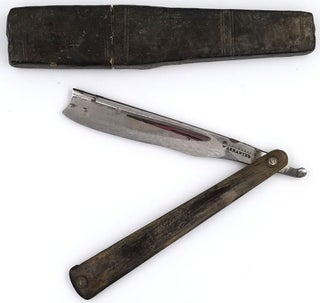 Item #23689 Clark & Hall Warranted Straight Razor in W. Greaves & Sons box. W. Greaves