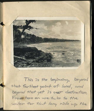 "Netherlands East Indies, Visit to a Village". Soldier's handmade photograph album.