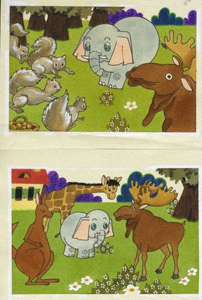 Original art work, children's Kangaroo story book.