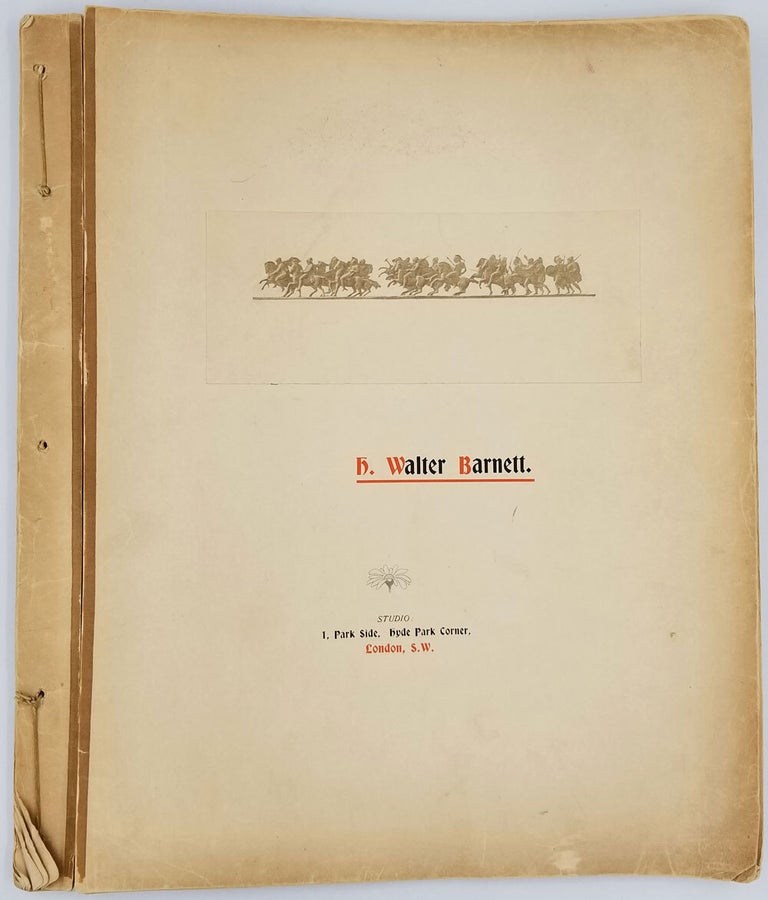 Item #23753 Sample book of 27 photographic portraits by H. Walter Barnett, the first world-renowned Australian photographer & early filmmaker. H. Walter Barnett, Photography.
