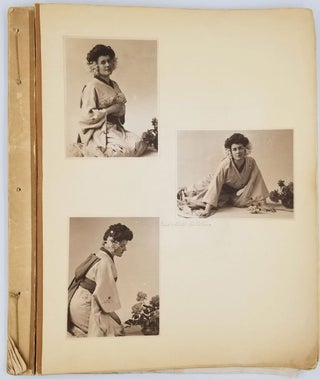 Sample book of 27 photographic portraits by H. Walter Barnett, the first world-renowned Australian photographer & early filmmaker.