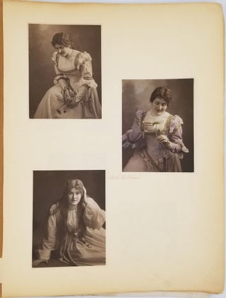 Sample book of 27 photographic portraits by H. Walter Barnett, the first world-renowned Australian photographer & early filmmaker.