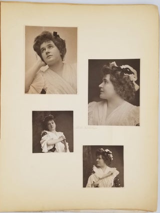 Sample book of 27 photographic portraits by H. Walter Barnett, the first world-renowned Australian photographer & early filmmaker.