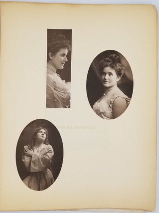 Sample book of 27 photographic portraits by H. Walter Barnett, the first world-renowned Australian photographer & early filmmaker.