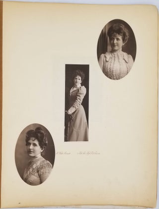 Sample book of 27 photographic portraits by H. Walter Barnett, the first world-renowned Australian photographer & early filmmaker.