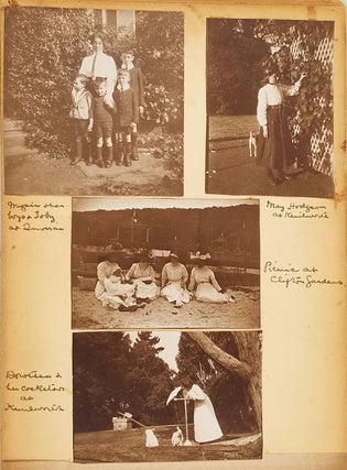 Item #23829 87 original photographs, early Australian vineyard at "Gledswood" Estate NSW. Album....
